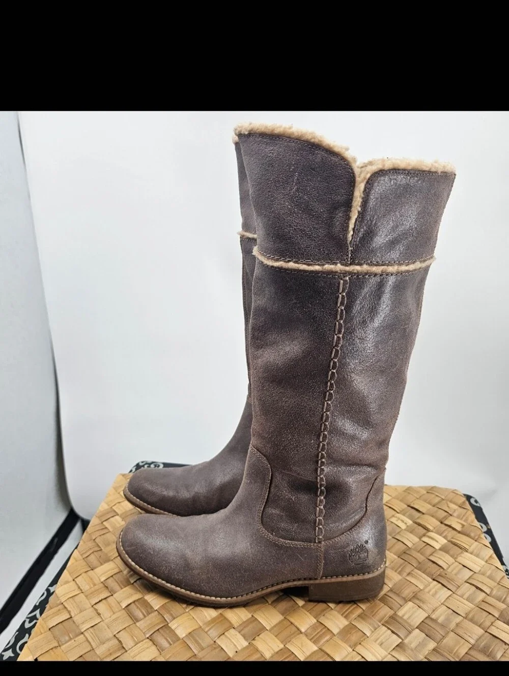 Timberland Brown Leather Tall Boot Size 9